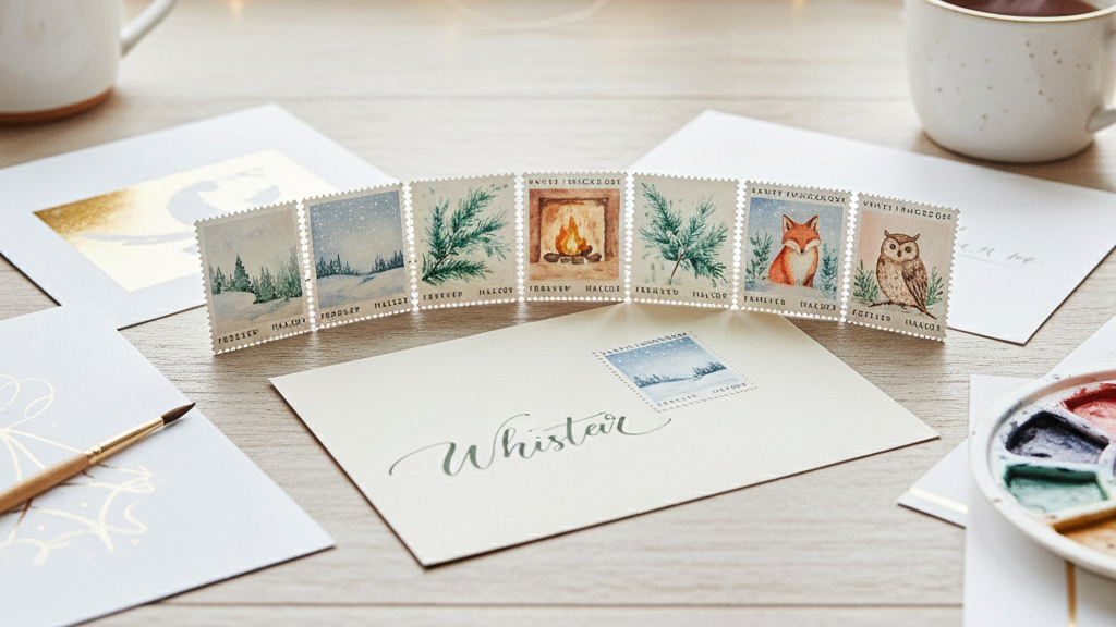 The Art of Postage: Introducing the "Winter Watercolor" Stamp Collection