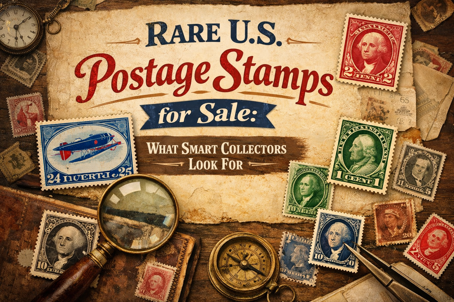 Rare U.S. Postage Stamps for Sale: What Smart Collectors Look For