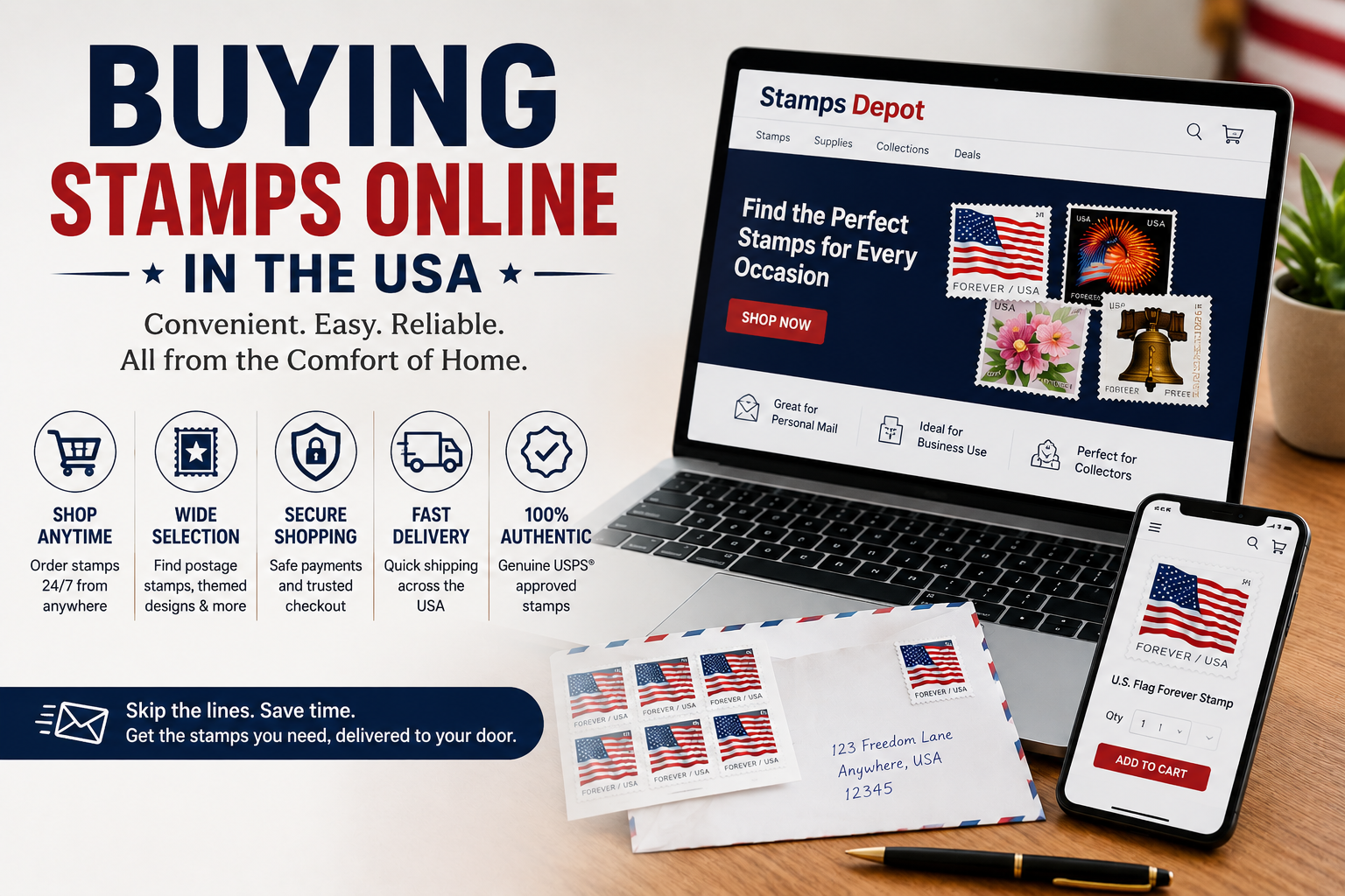 Why More People Prefer Buying Stamps Online in the USA