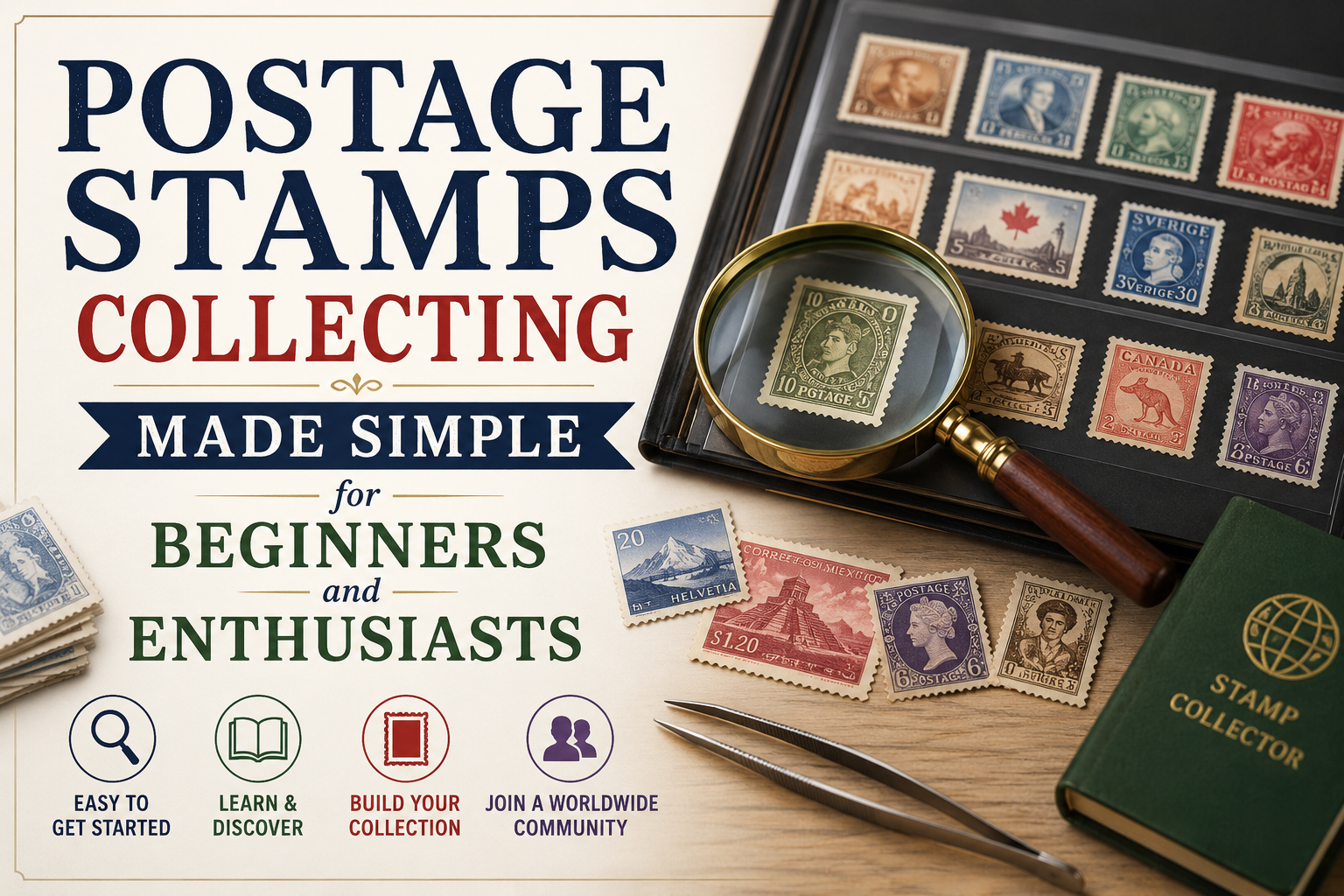 Postage Stamps Collecting Made Simple for Beginners and Enthusiasts