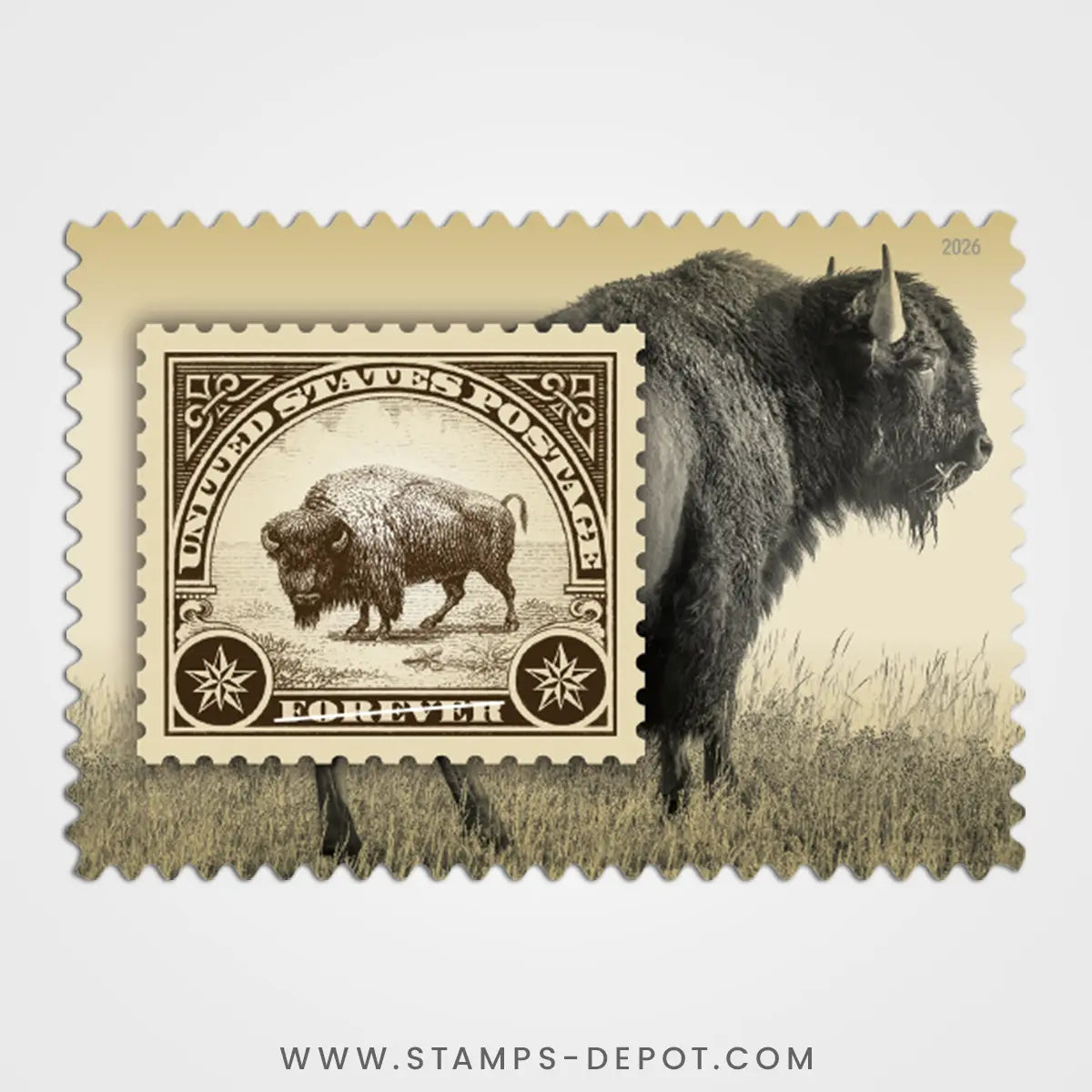 American Bison Stamps