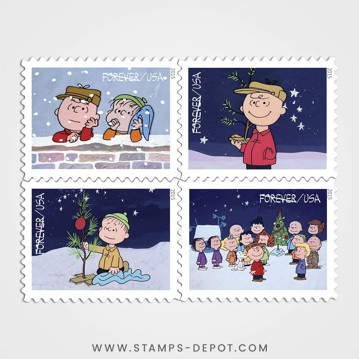 A Charlie Brown Christmas Stamps