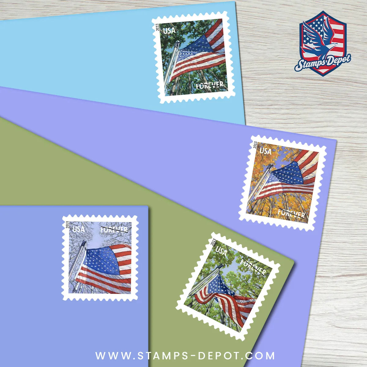 A Flag for All Seasons Stamps