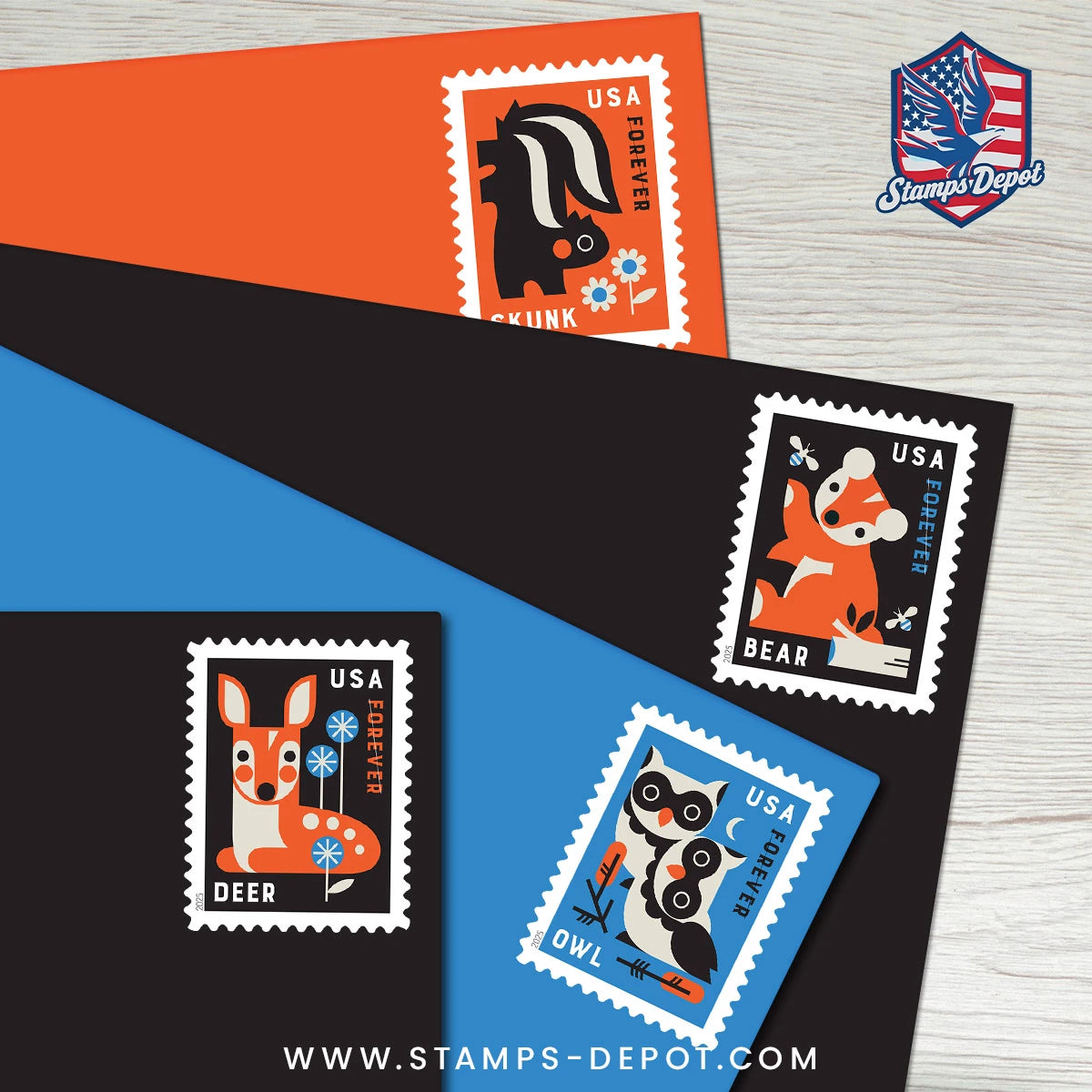 Baby Wild Animals Stamps