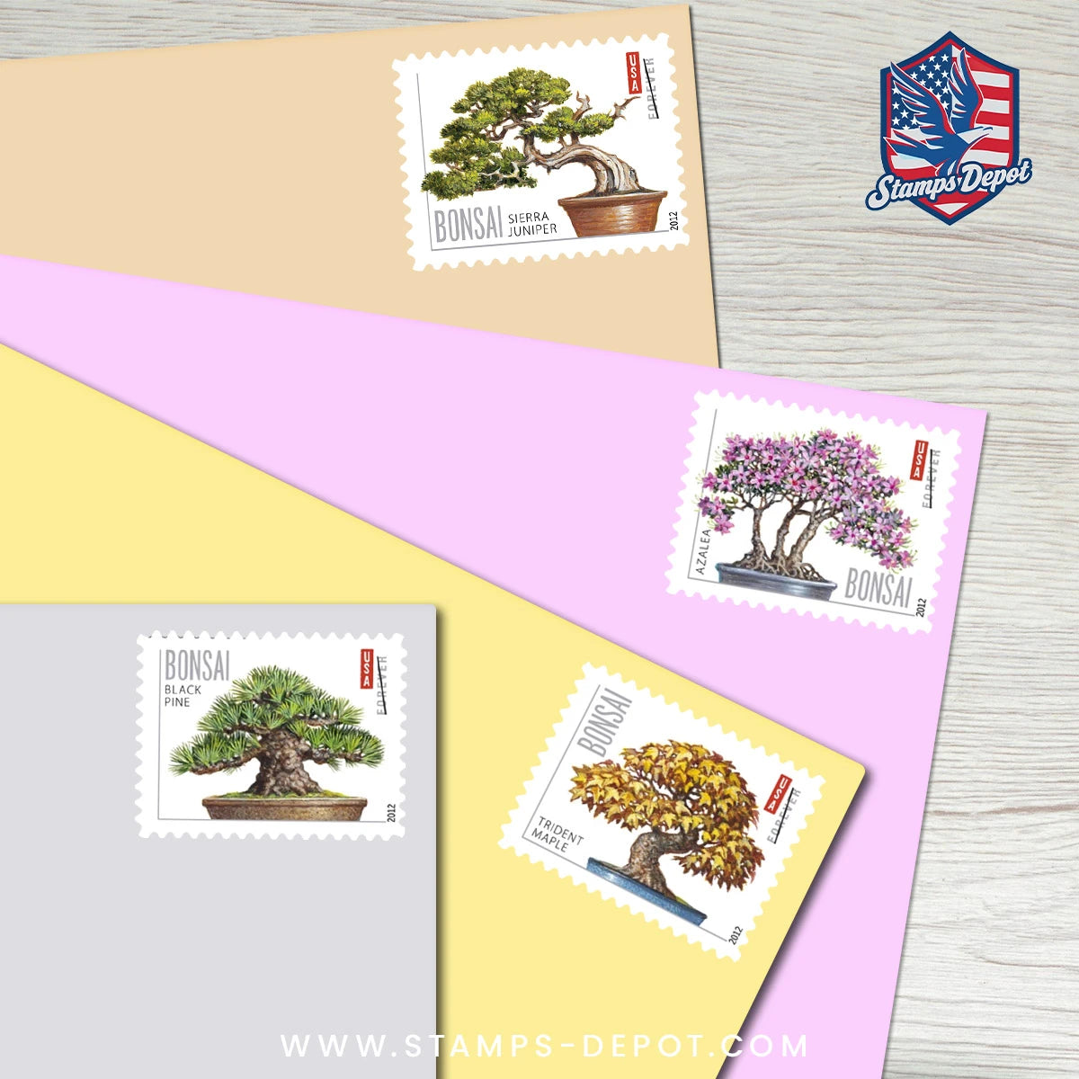 bonsai tree forever stamps Bonsai Stamps – Stamps-Depot.com