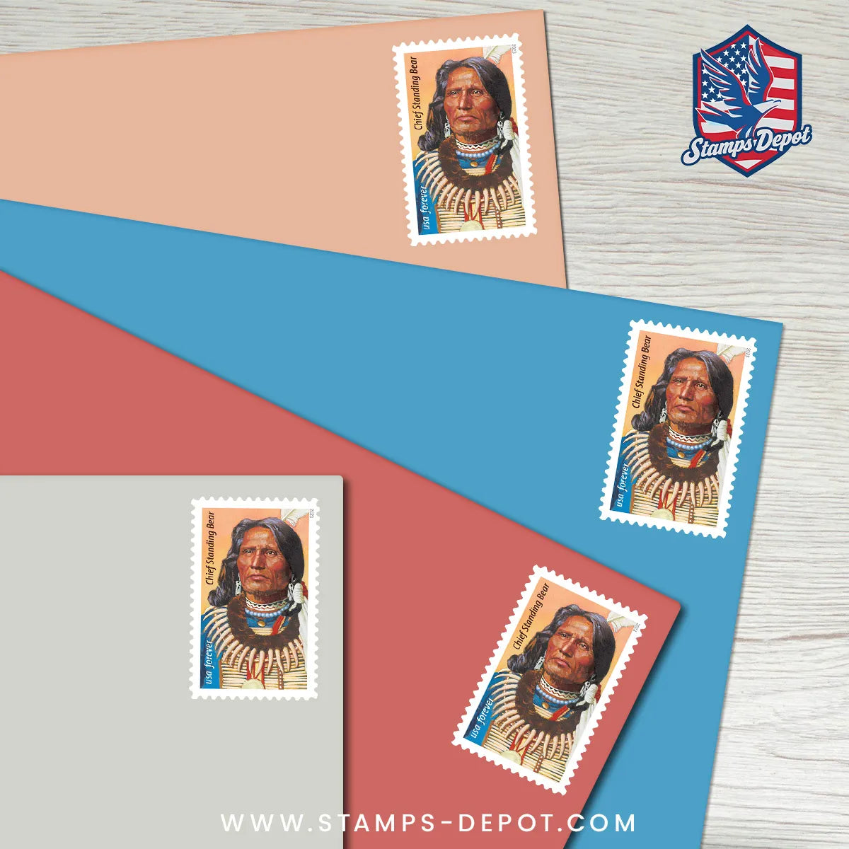 Chief Standing Bear Stamps