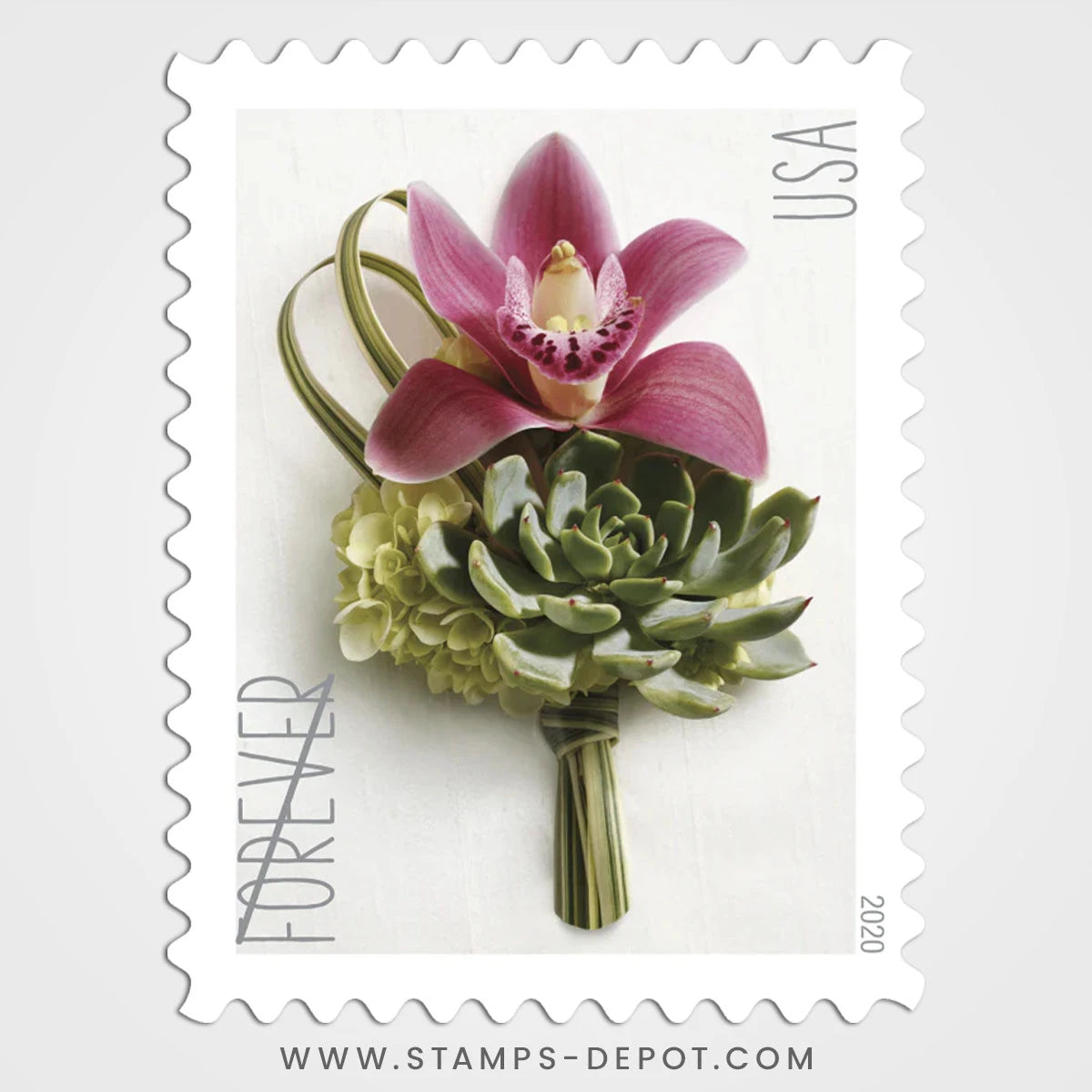 Contemporary Boutonniere Stamps