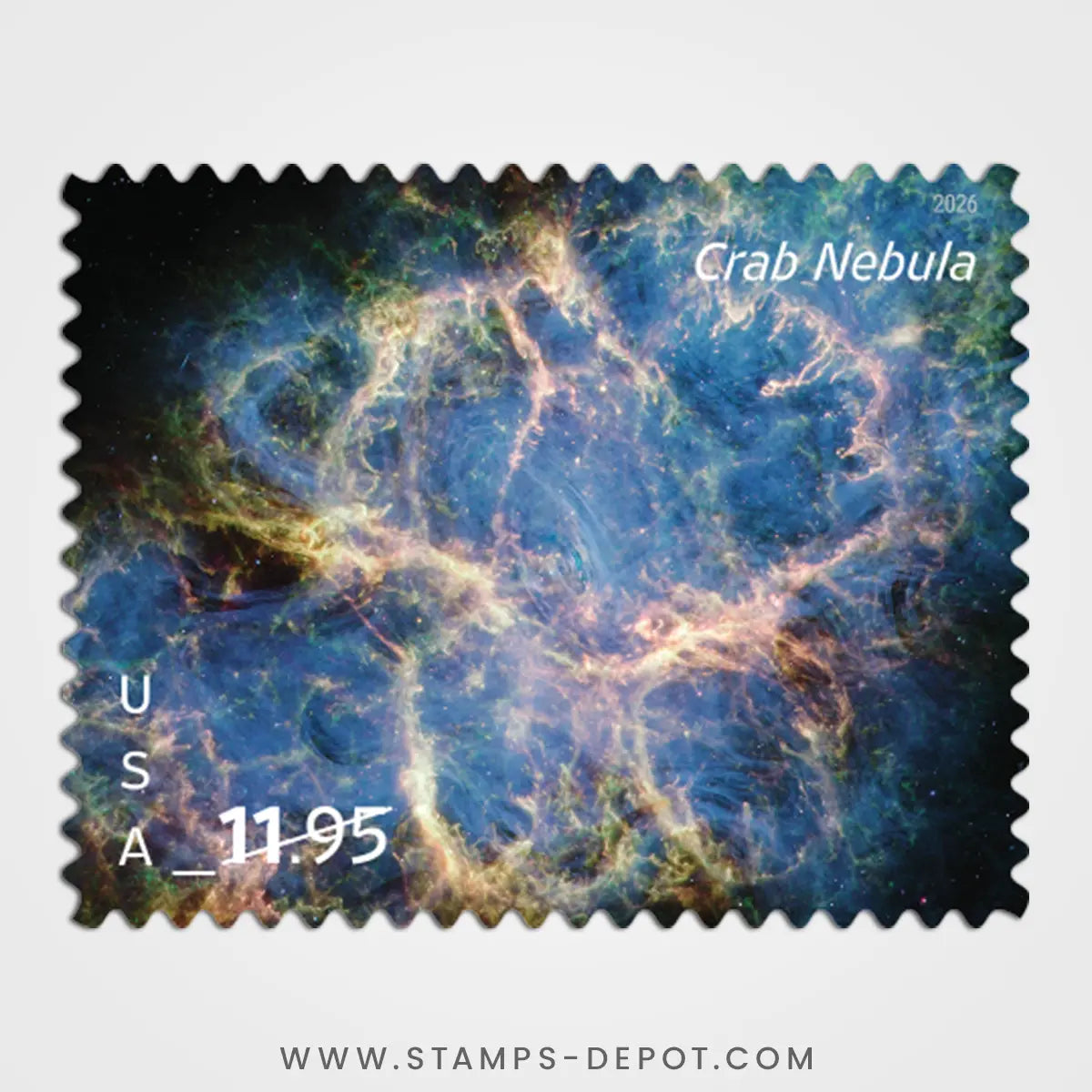 Crab Nebula Stamps