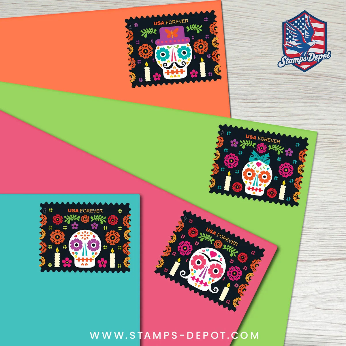 Day of the Dead Stamps