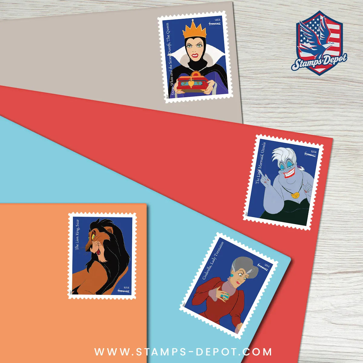 Disney Villains Stamps