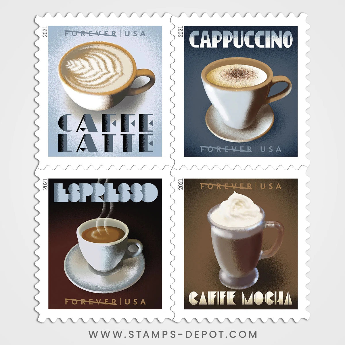 Espresso Drinks Stamps