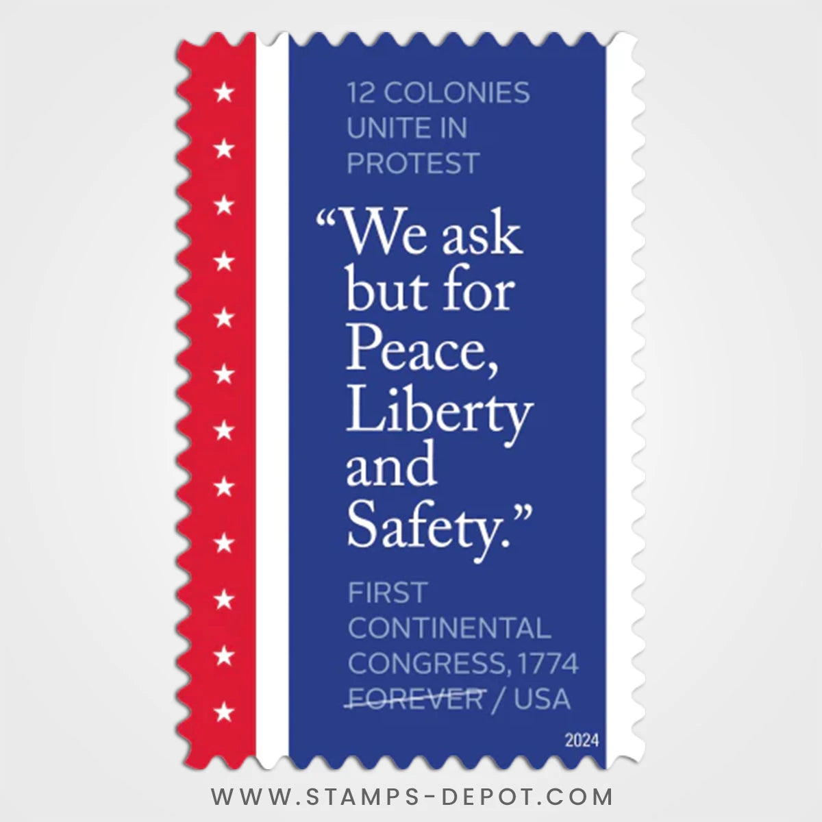 First Continental Congress, 1774 Stamps