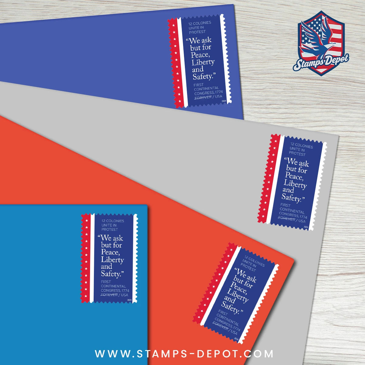 First Continental Congress, 1774 Stamps