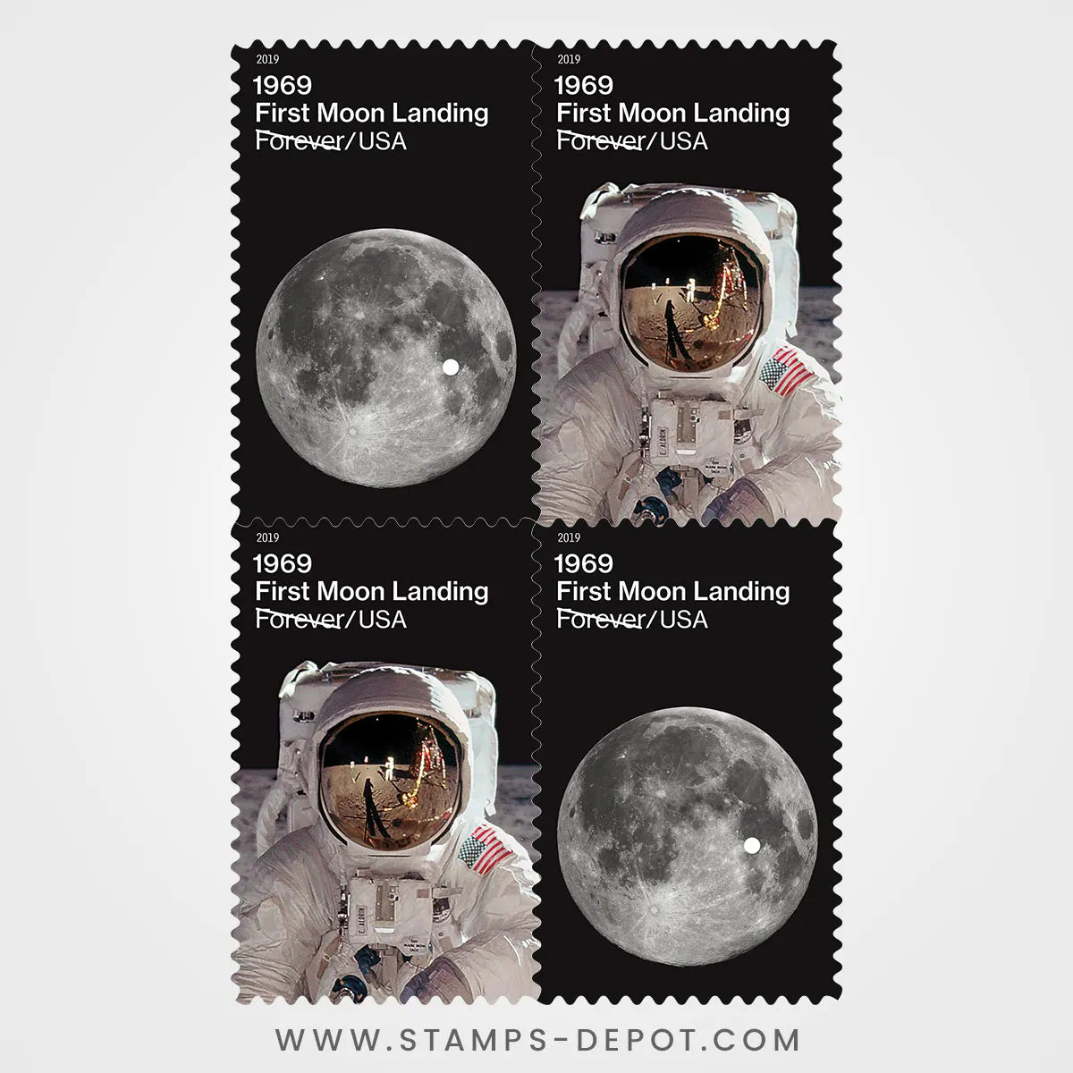 First Moon Landing Stamps
