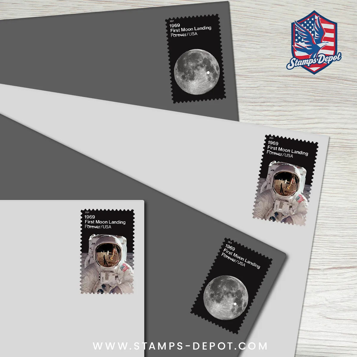 First Moon Landing Stamps