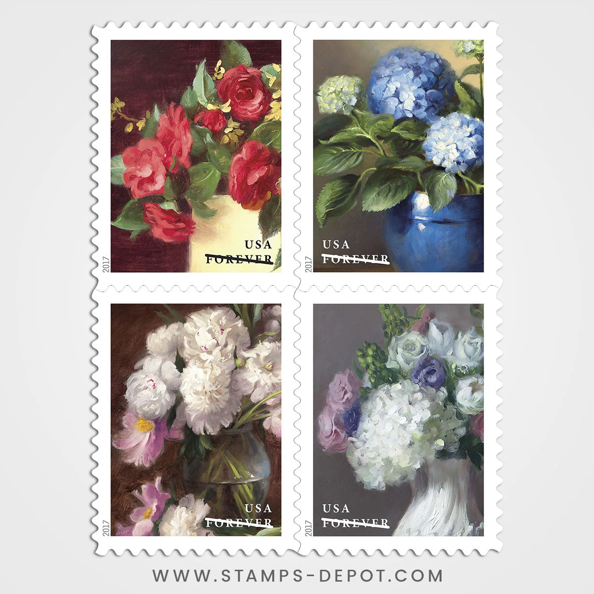 Flowers from the Garden Stamps