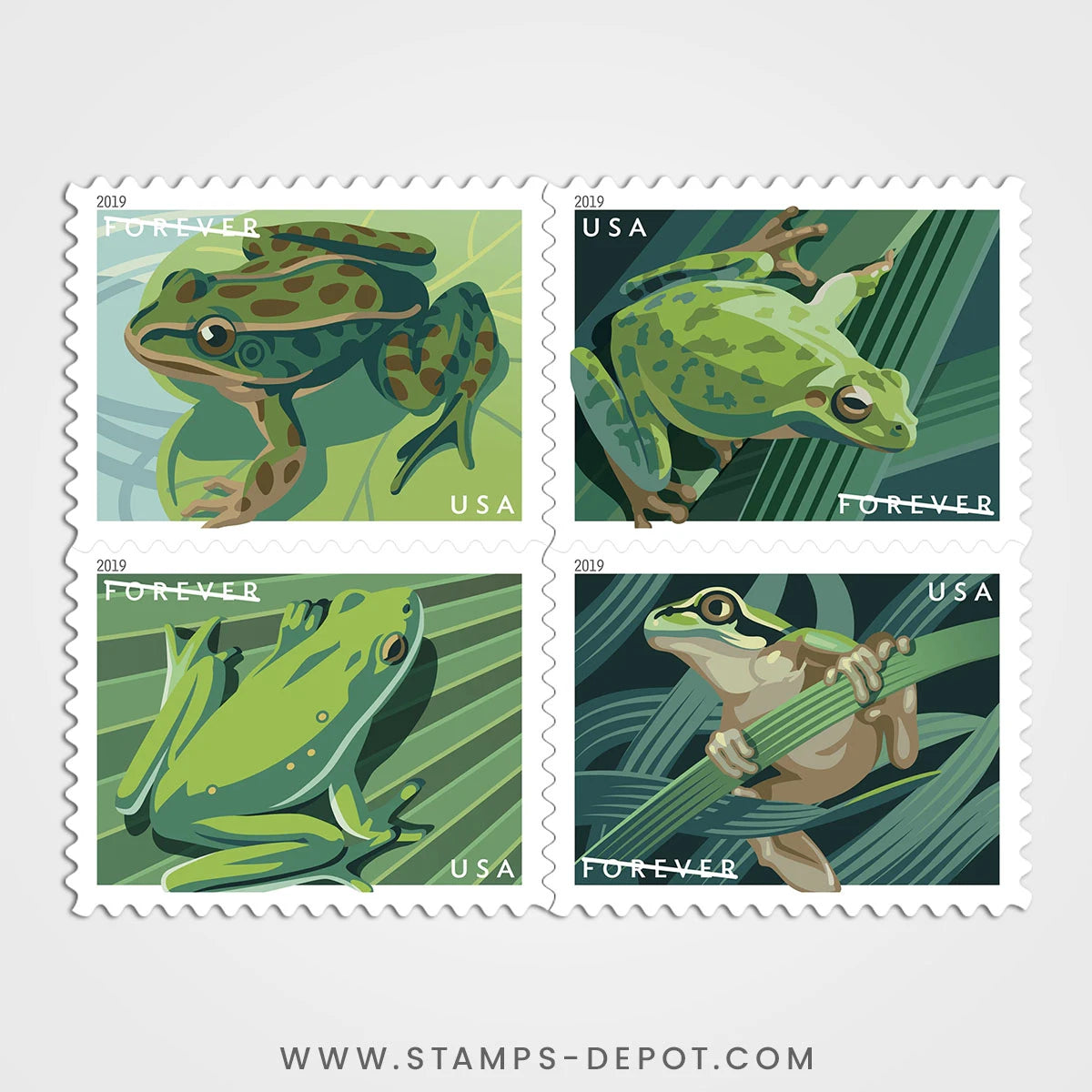 Frogs Stamps