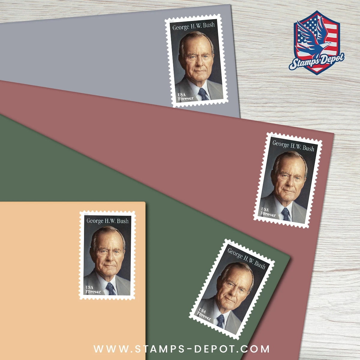 George H.W. Bush Stamps