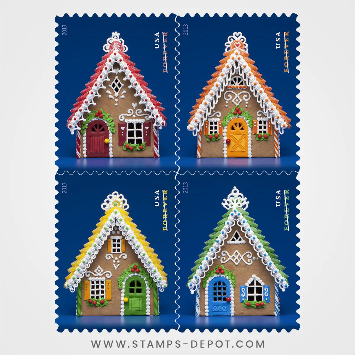 Gingerbread Houses Stamps