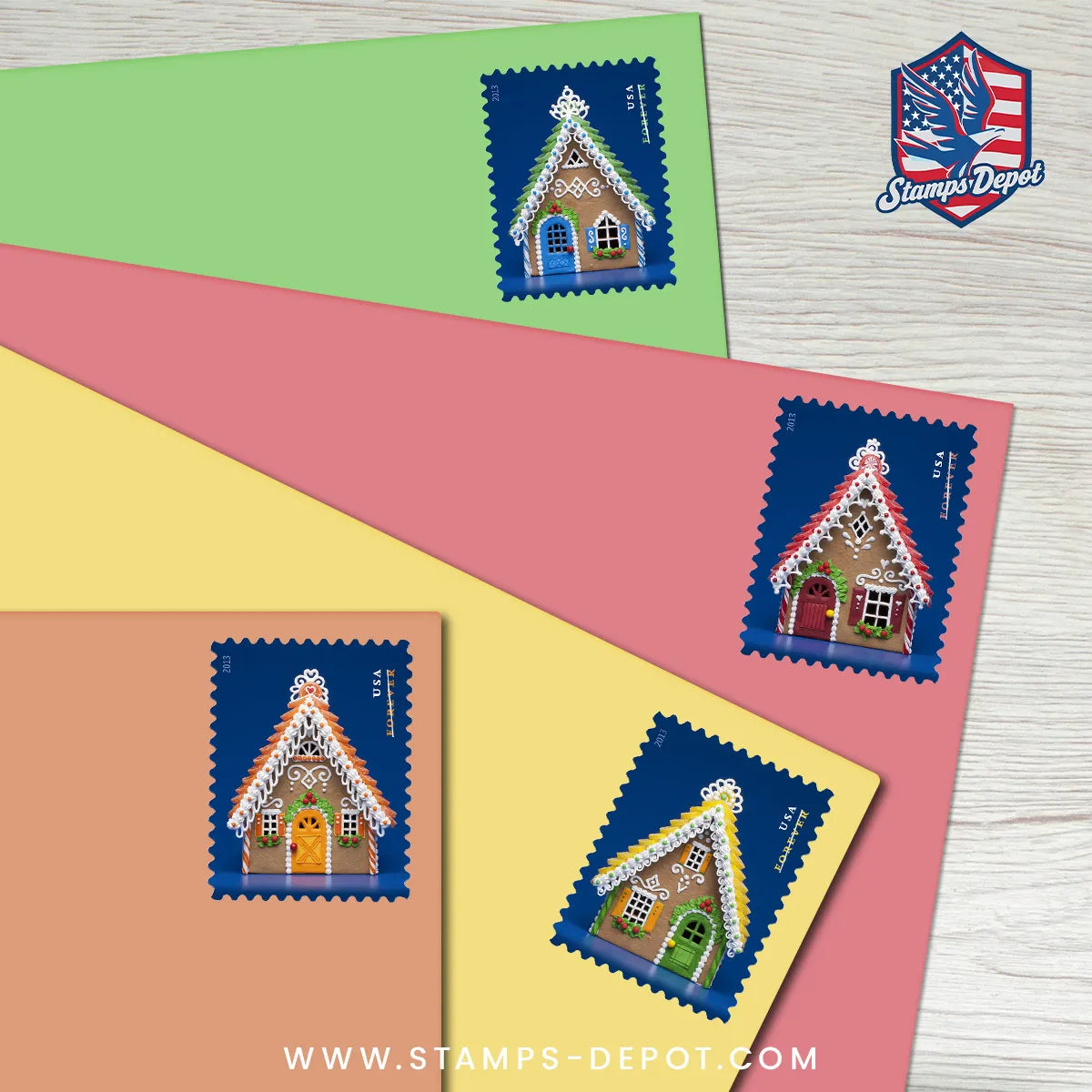Gingerbread Houses Stamps