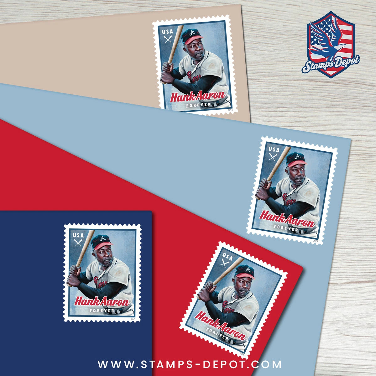 Hank Aaron Stamps