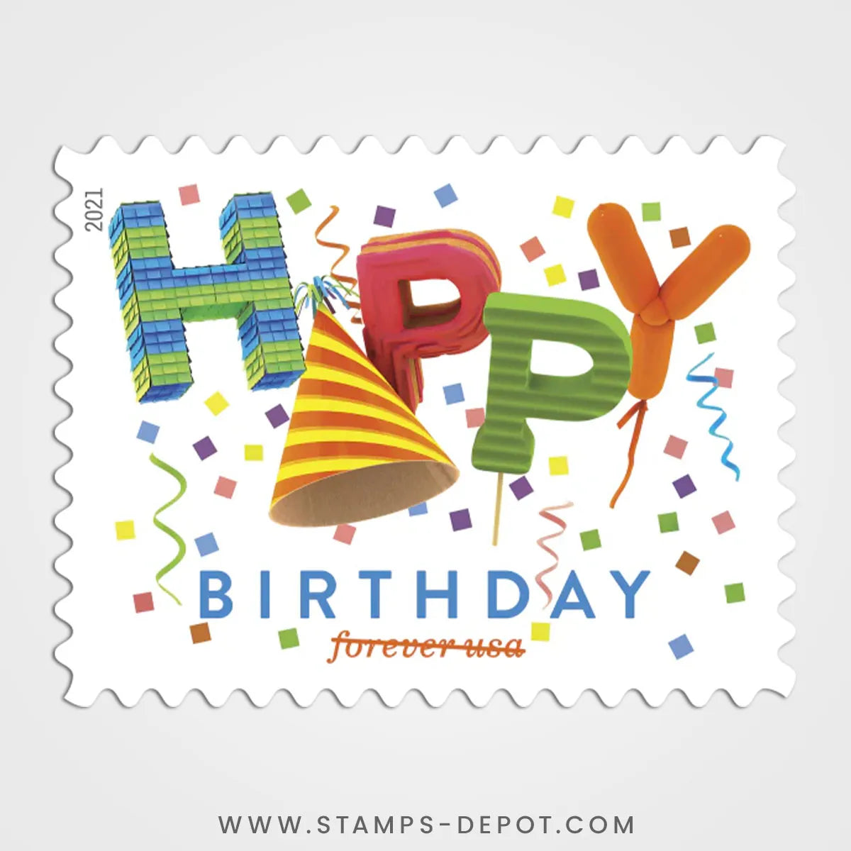 Happy Birthday Stamps