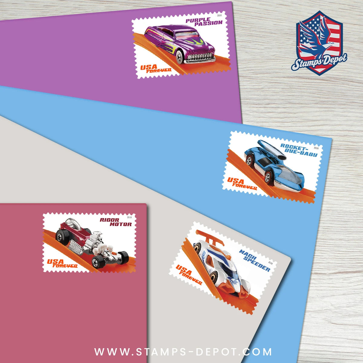 Hot Wheels Stamps