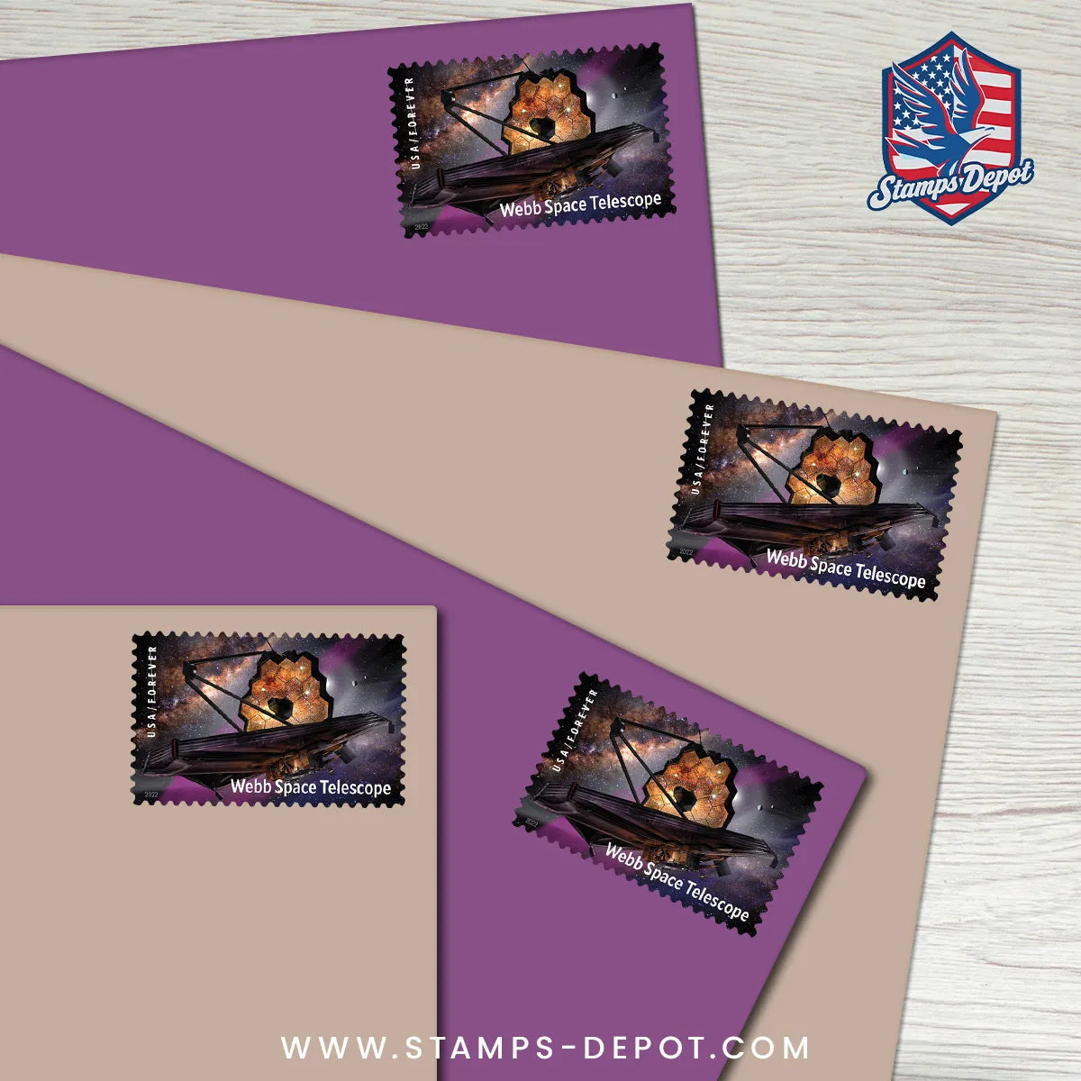 James Webb Space Telescope Stamps