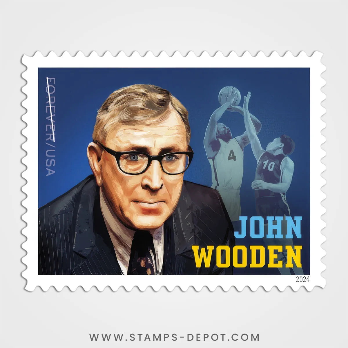 John Wooden Stamps