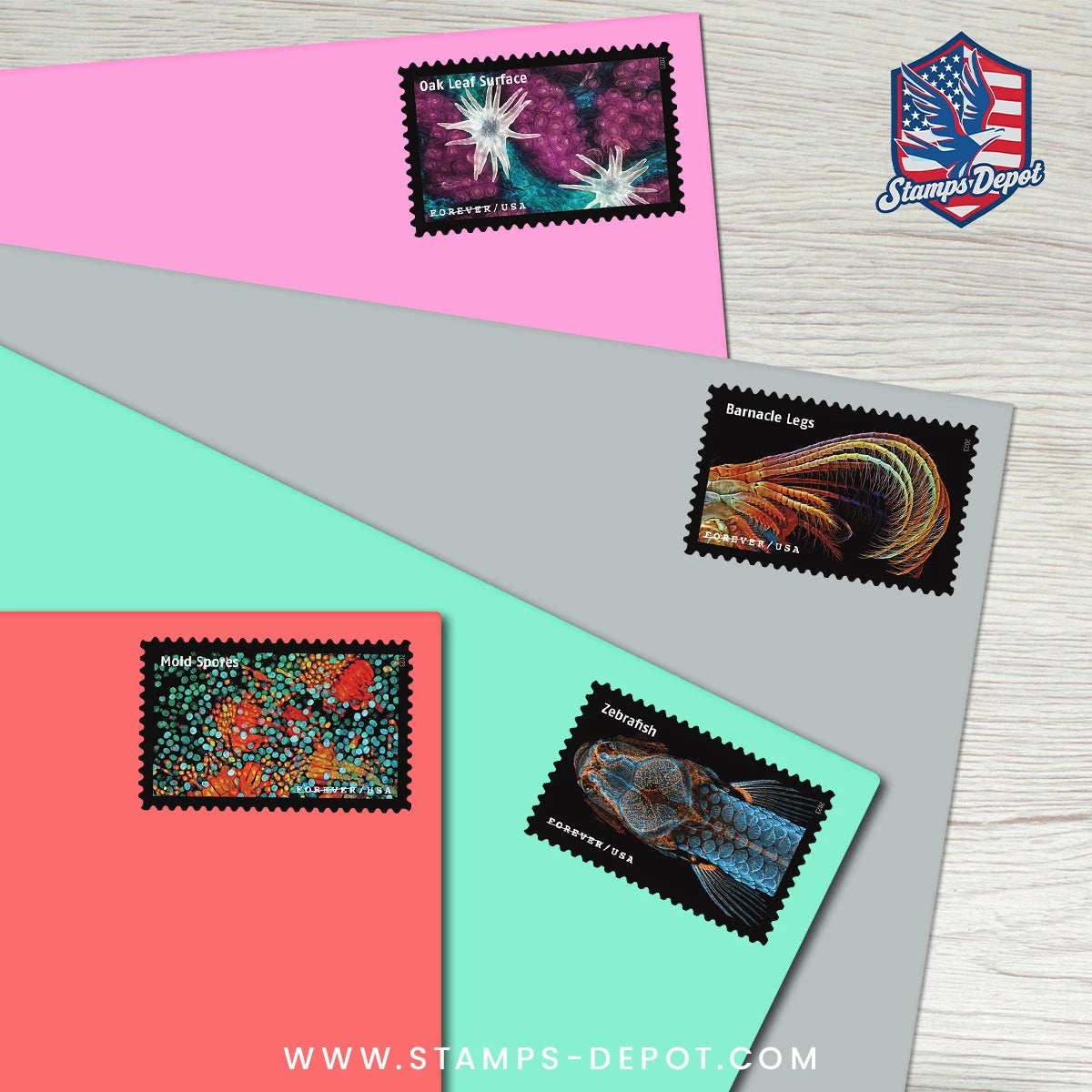 Life Magnified Stamps