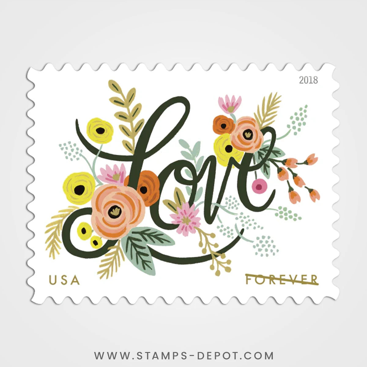 Love Flourishes Stamps