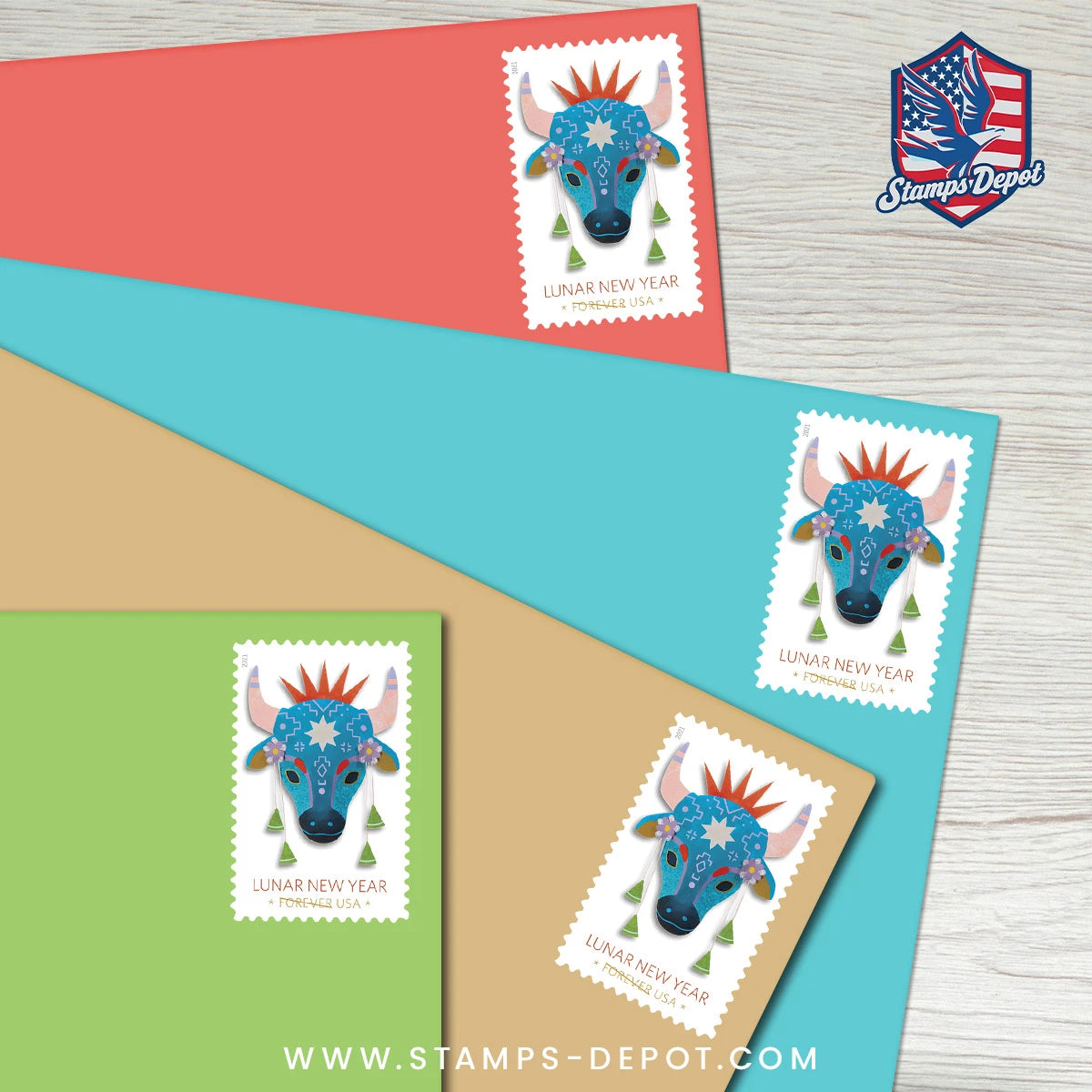 Lunar New Year • Year of the Ox Stamps