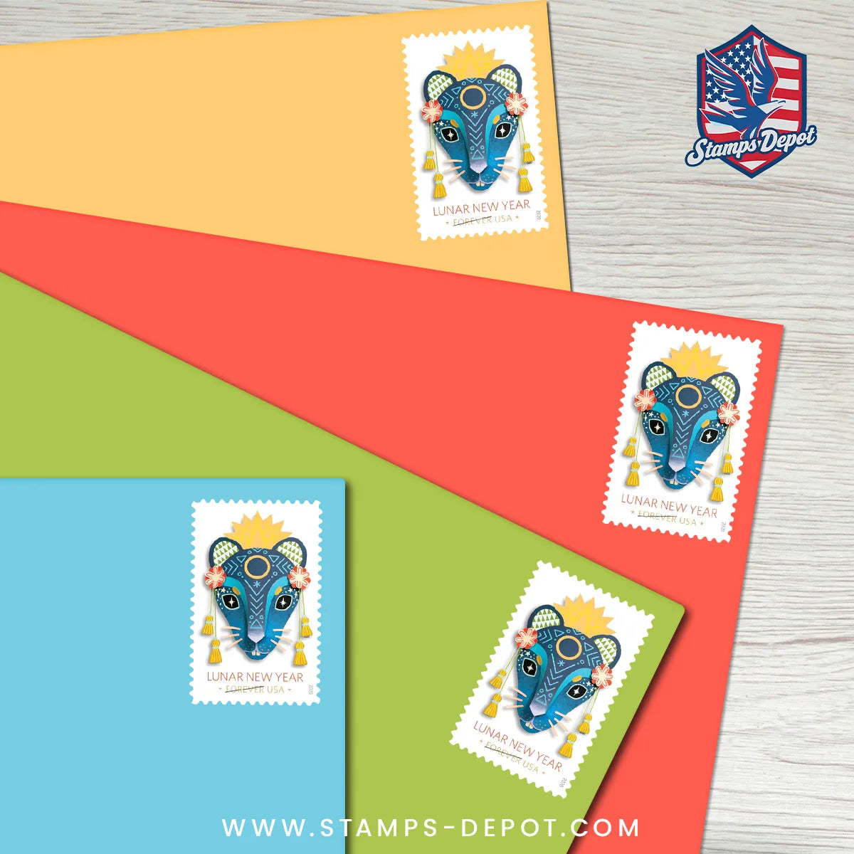 Lunar New Year • Year of the Rat Stamps