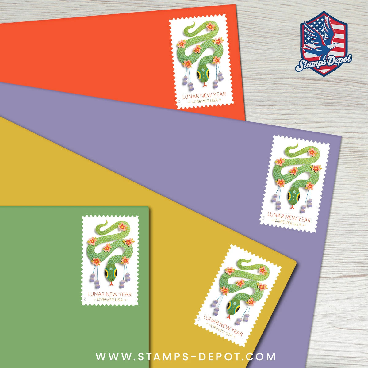 Lunar New Year • Year of the Snake Stamps
