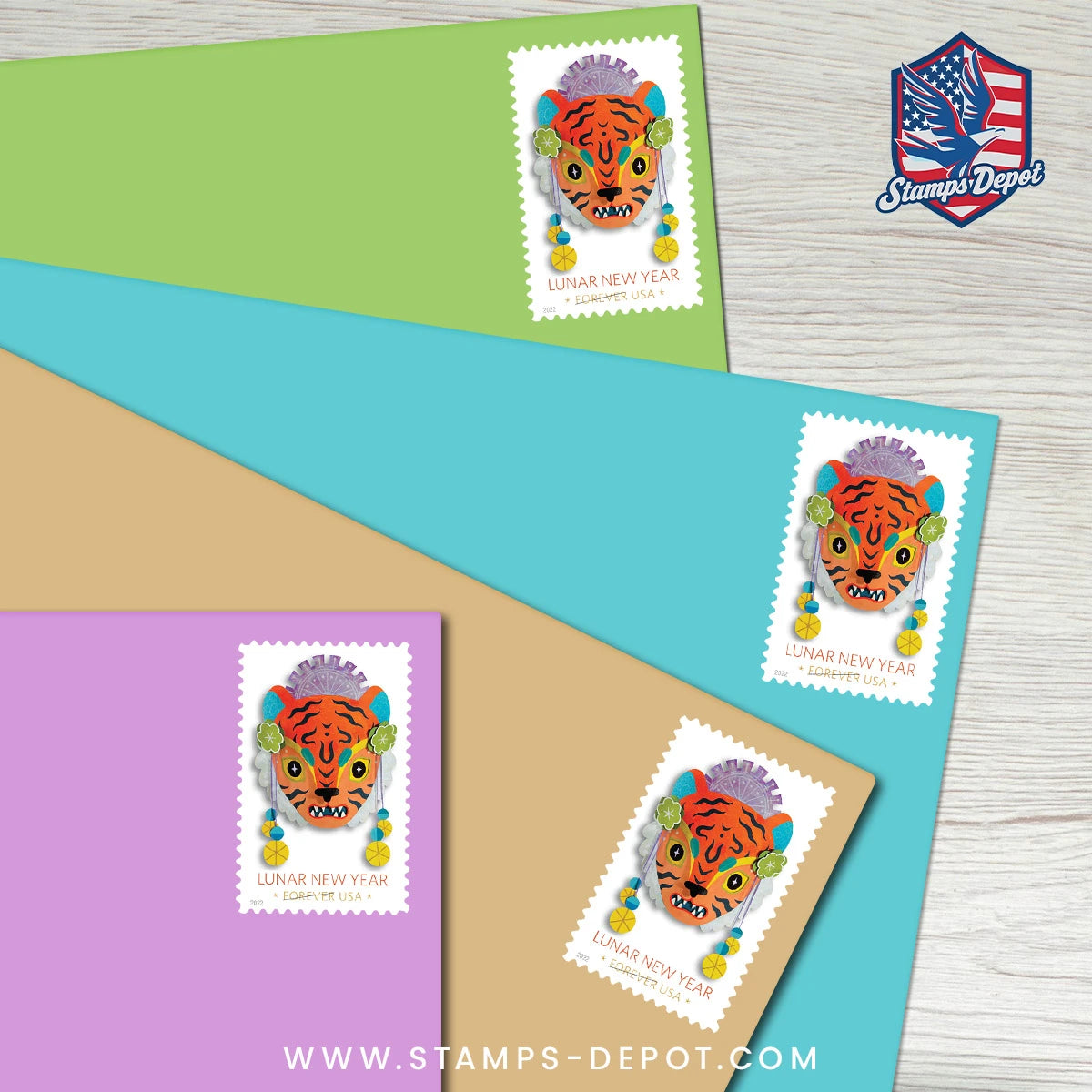 Lunar New Year • Year of the Tiger Stamps