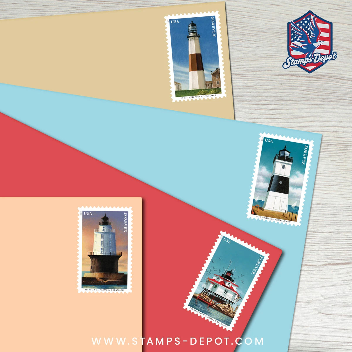 Mid-Atlantic Lighthouses Stamps