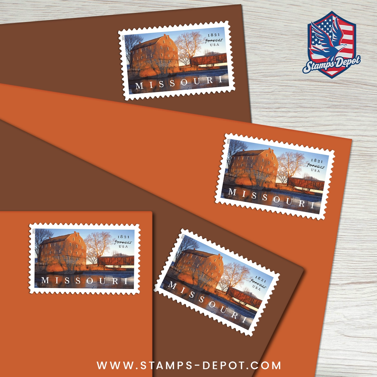 Missouri Statehood Stamps