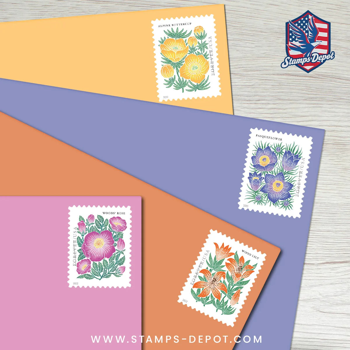 Mountain Flora Stamps