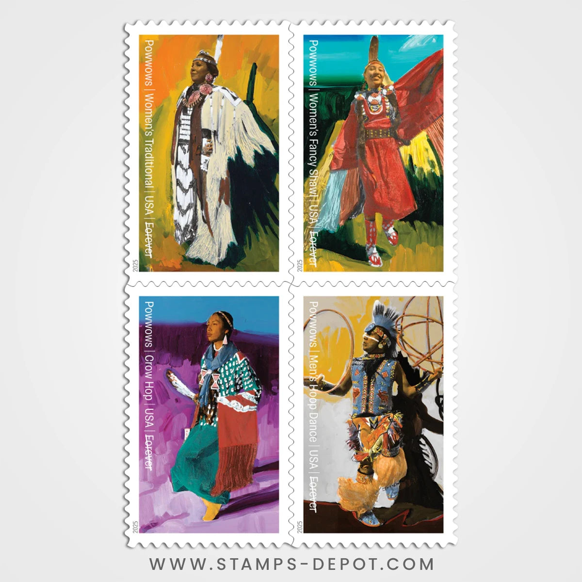 Powwows: Celebrating Native American Culture Stamps