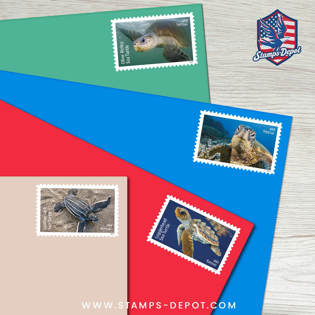 Protect Sea Turtles Stamps