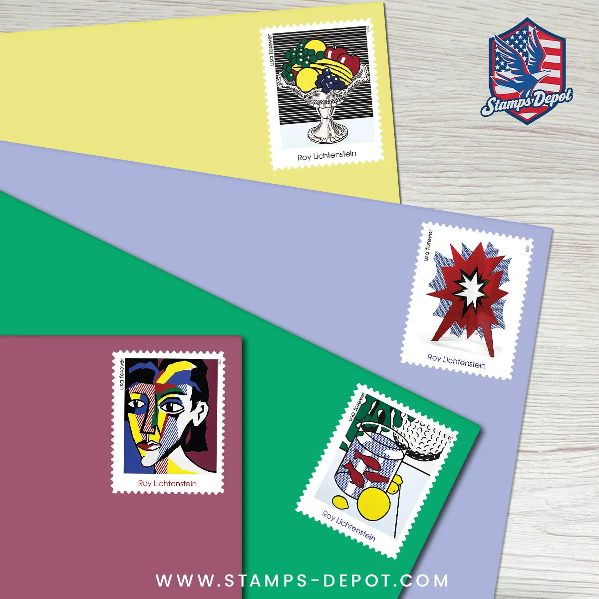 Roy Lichtenstein Stamps