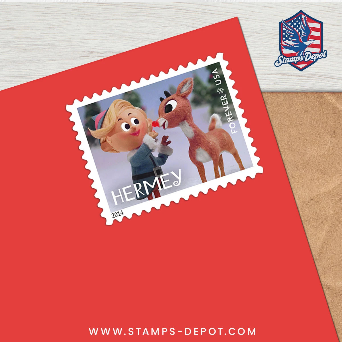 Stamps Rudell Rudolph the Red-Nosed Reindeer Stamps – Stamps-Depot.com