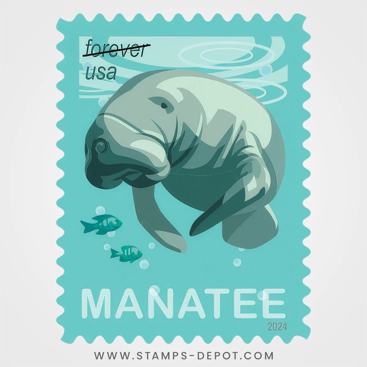 Save Manatees Stamps