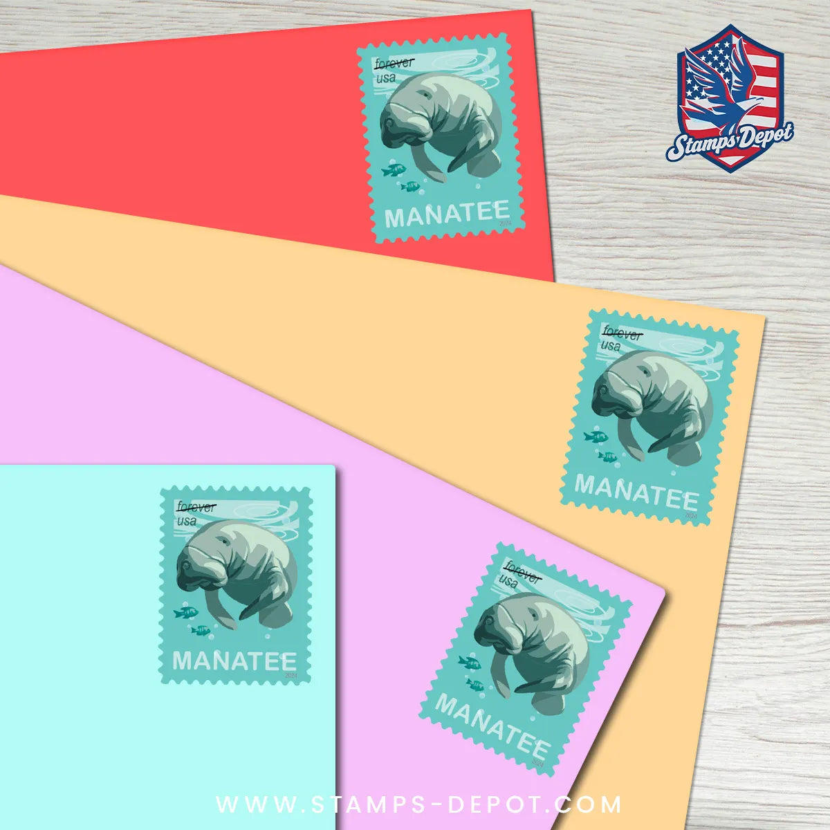 Save Manatees Stamps