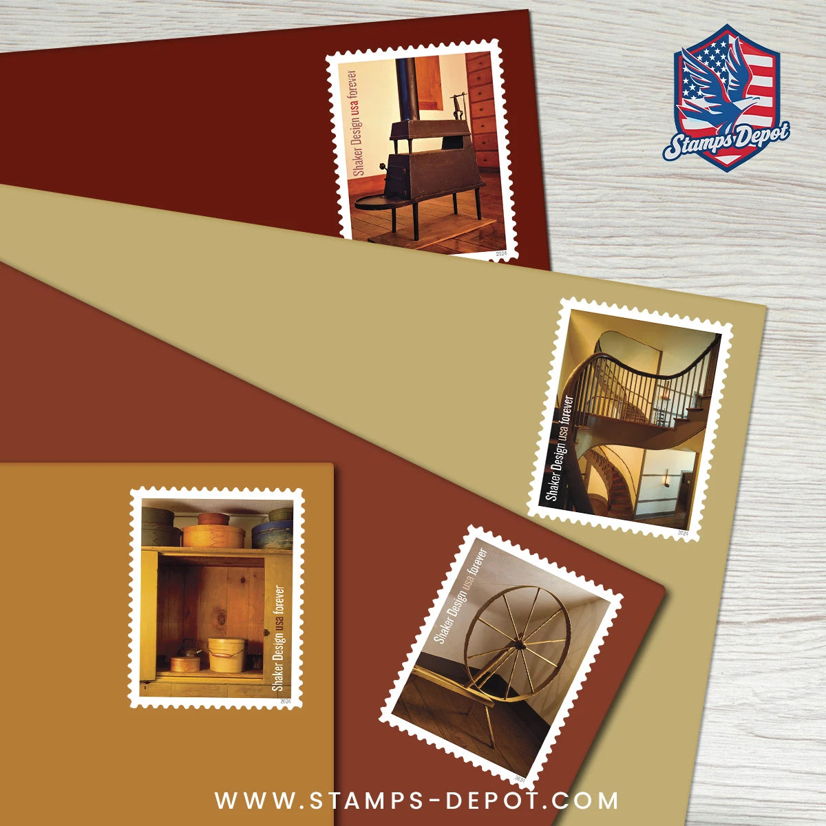 Shaker Design Stamps