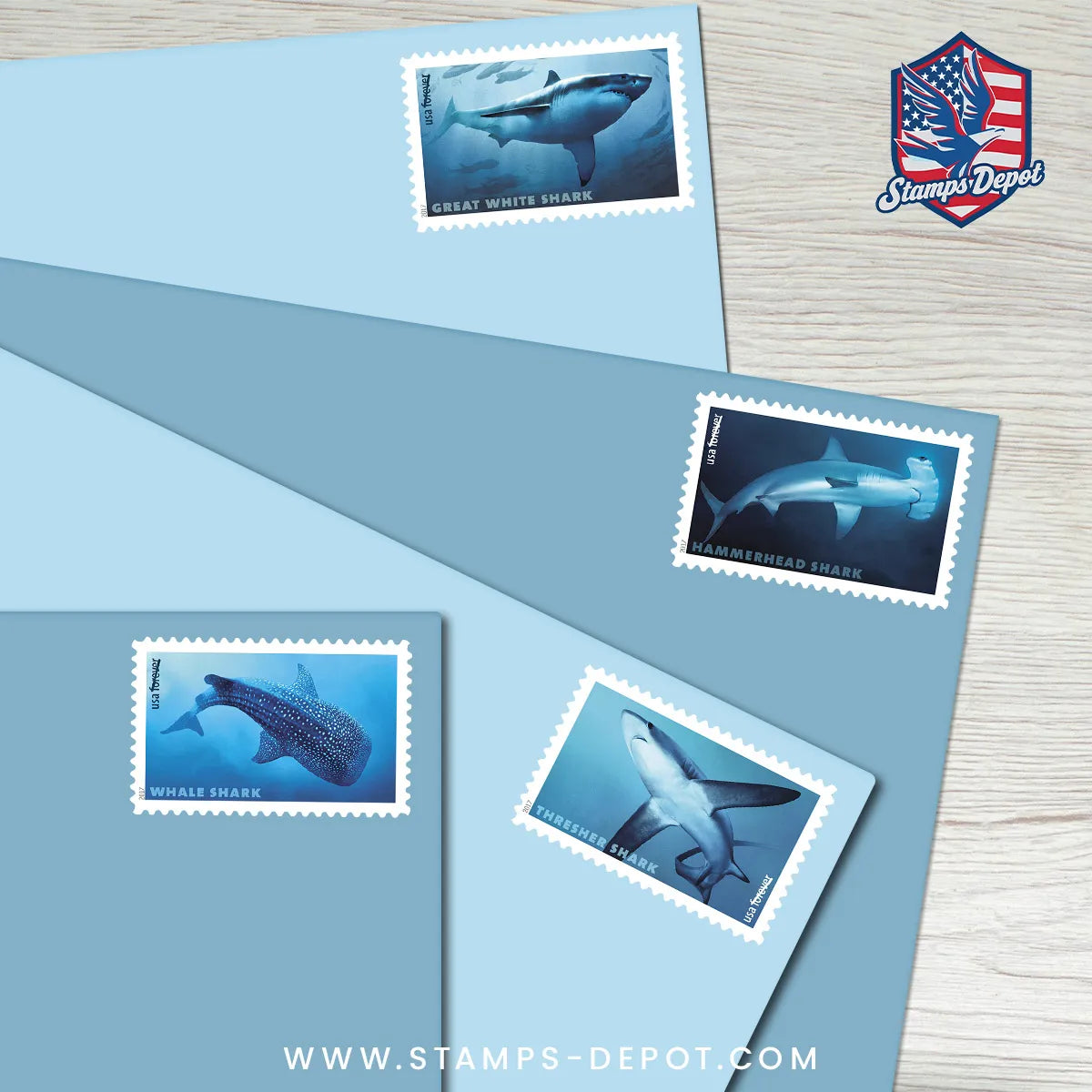 Sharks Stamps