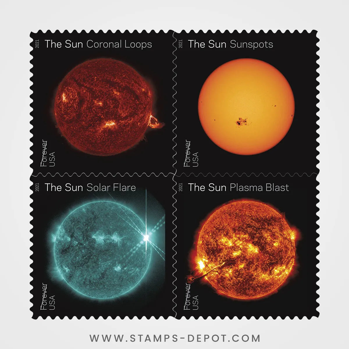 Sun Science Stamps