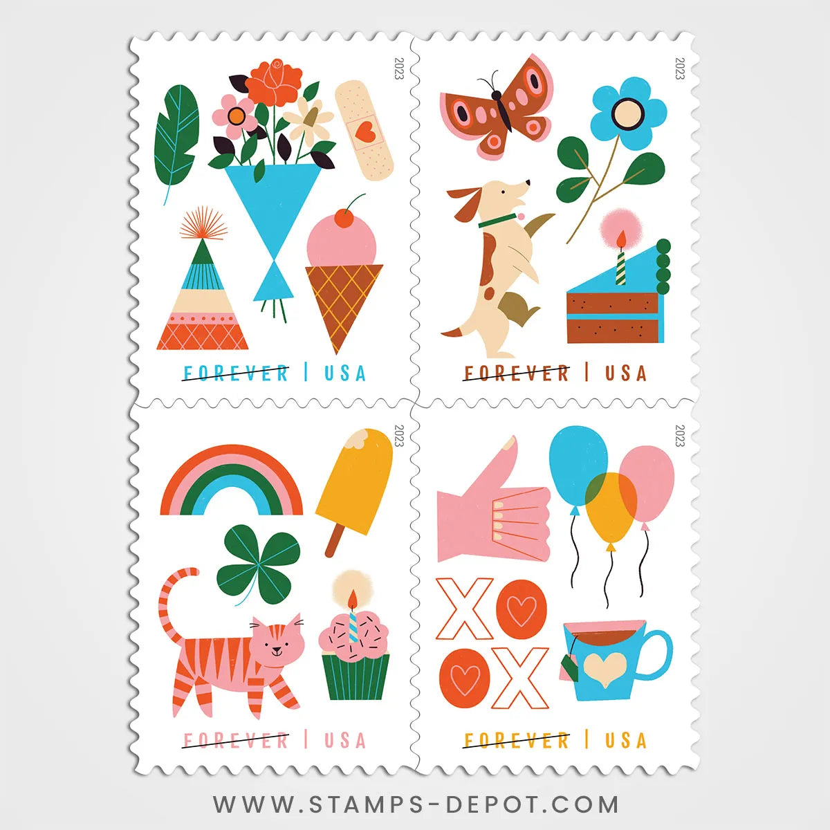 Thinking of You Stamps