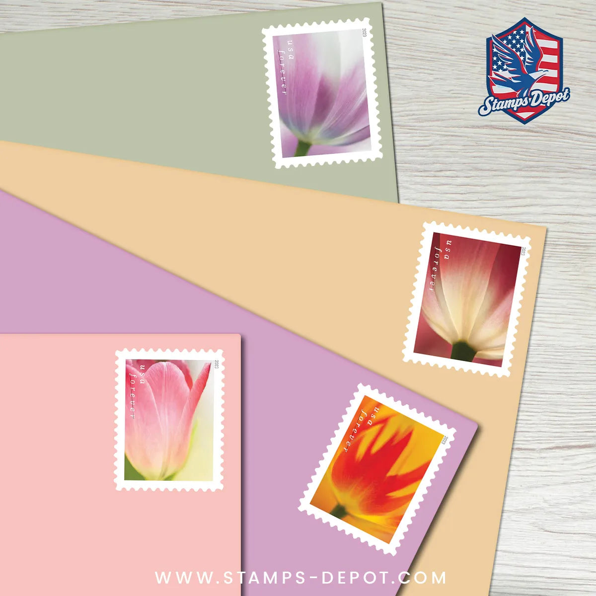 Tulip Blossoms Stamps