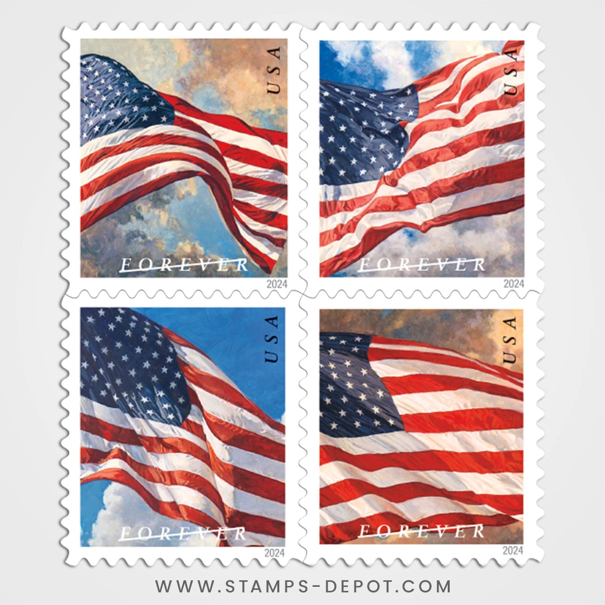 U.S. Flag 2024 Stamps